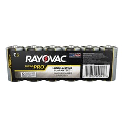 Rayovac Ultra Pro C Alkaline Batteries 6 pk Shrink Wrapped