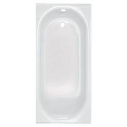 American Standard Princeton 14 in. H X 30 in. W X 60 in. L White Bathtub