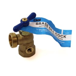 Dial 1/8 in. D FGH Blue Plastic Brass Sillcock