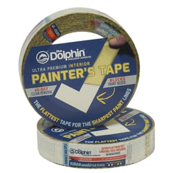 Blue Dolphin Washi .94 in. W X 60 yd L Yellow Medium Strength Interior Painter's Tape 1 pk