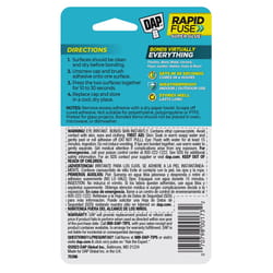 DAP Rapid Fuse High Strength Glue Clear All Purpose Brush On 0.56 oz