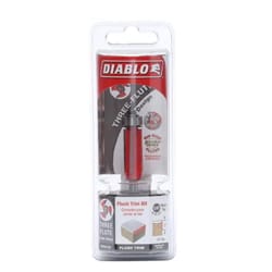 Diablo 1/2 in. D X 2-13/16 in. L Carbide Flush Trim Router Bit