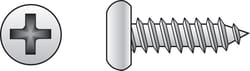 HILLMAN No. 6 Ga. X 1/2 in. L Phillips Pan Head Sheet Metal Screws 100 pk