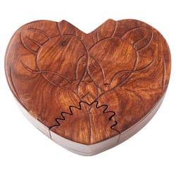 Matr Boomie Fox Love Puzzle Box Wood 1 pk
