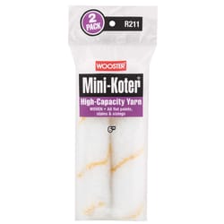 Wooster Mini-Koter Yarn 6 in. W Mini Paint Roller Cover 2 pk