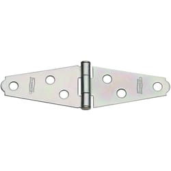 National Hardware 2 in. L Zinc-Plated Light Strap Hinge 2 pk