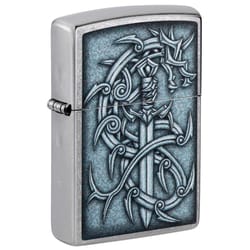 Zippo Silver 207 Medieval Mythological Lighter 2 oz 1 pk