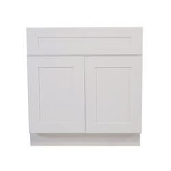 Design House Brookings 34.5 in. H X 30 in. W X 24 in. D White Base Cabinet