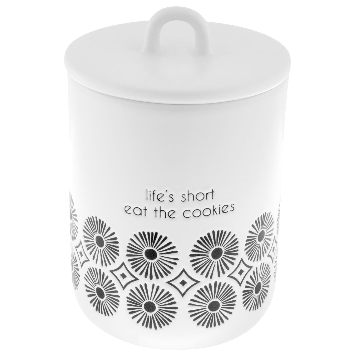 Karma Gifts Milo Black/White Canister 1 pk Sansujyuku sansujyuku.com
