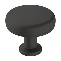 Amerock Factor Contemporary Round Cabinet Knob 1-1/4 in. D 1-1/16 in. Matte 1 pk