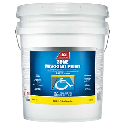 Valspar Zone Yellow Latex Marking Paint (1-Gallon) in the Marking Paint  department at