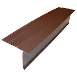 Amerimax 2.25 in. W X 10 ft. L Aluminum Overhanging Roof Drip Edge Brown