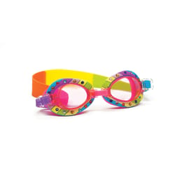 Juice Box Multicolored Polycarbonate/Silicone Rainbow Goggles