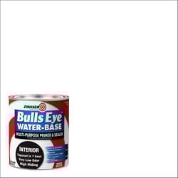 Zinsser Bulls Eye White Flat Water-Based Acrylic Primer and Sealer 1 qt