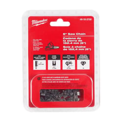 Milwaukee 6 in. Replacement Chainsaw Chain 28 links
