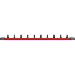 Milwaukee 14 in. L X 1/4 in. drive SAE Socket Rail 1 pc
