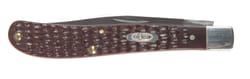 Case Slimline Trapper Brown Stainless Steel 7.25 in. Pocket Knife