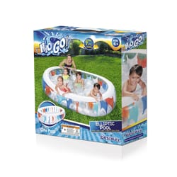 Bestway H2OGO 141 gal Rectangular Inflatable Pool 60 in. H X 20 in. W X 7.5 in. L