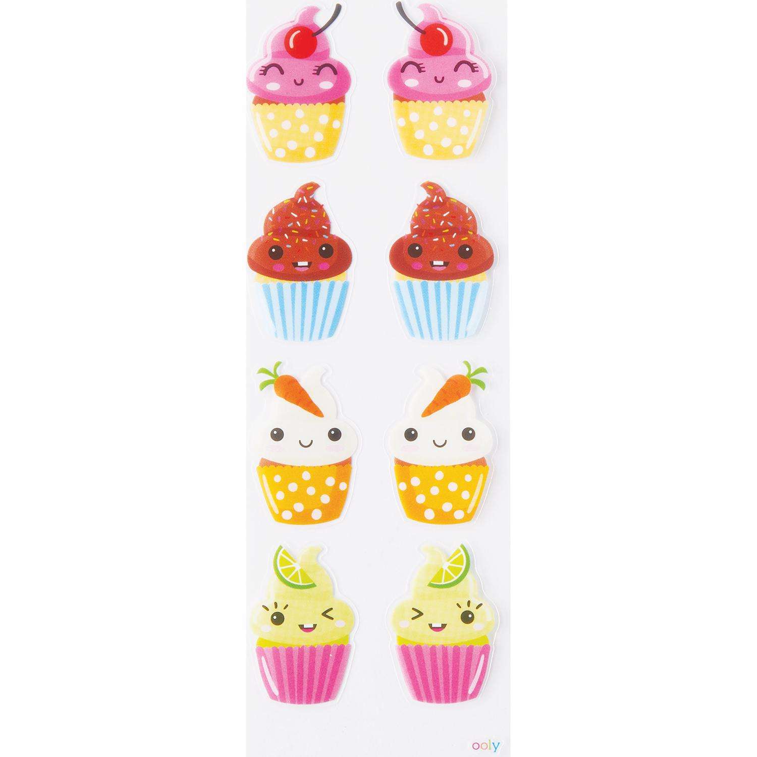 Ooly Stickiville Happy Cupcakes Stickers