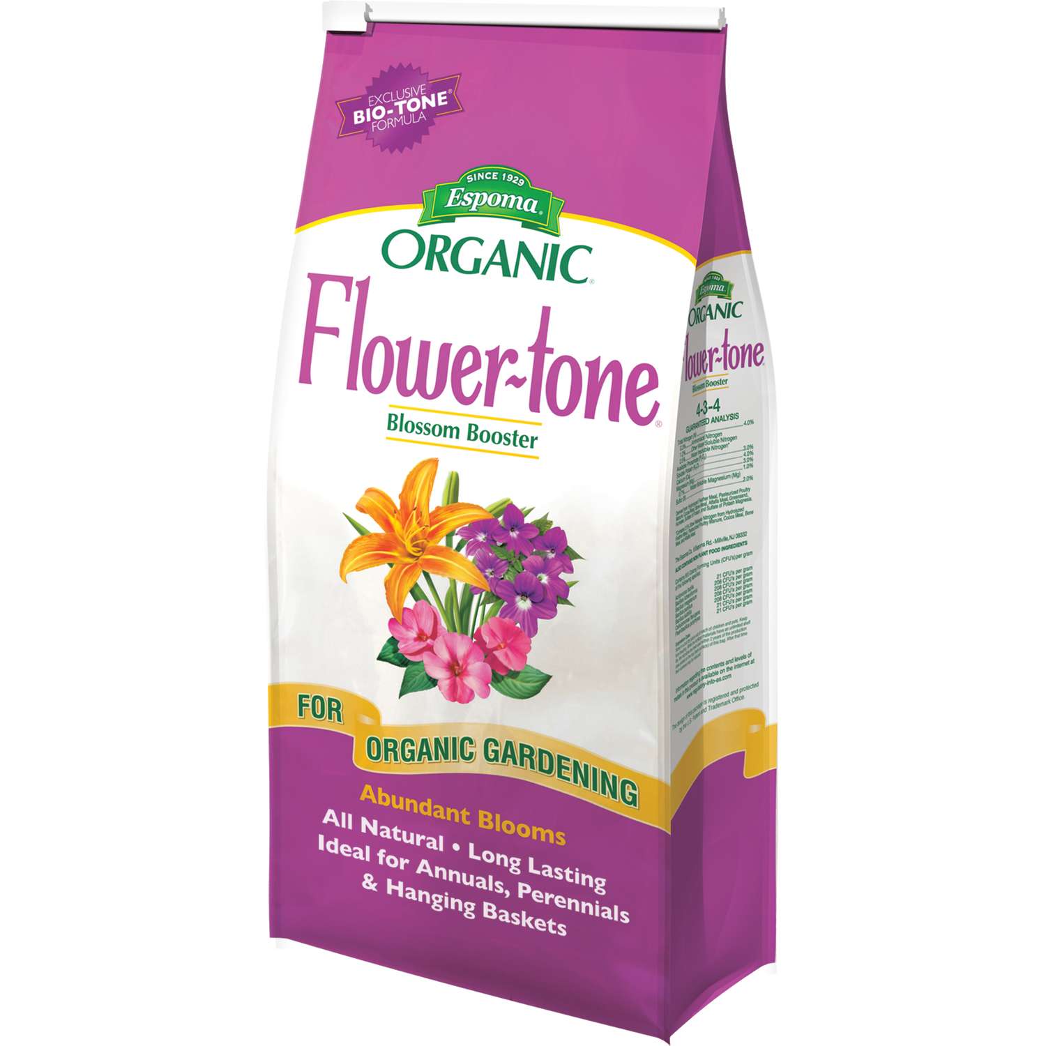 Espoma Flowertone Granules Organic Plant Food 4 lb. Ace