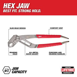 Milwaukee 12 in. Forged Alloy Steel Hex Jaw Pliers