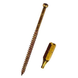 GRK Fasteners UberGrade No. 8 in. X 3-1/8 in. L Star Trim Head W-Cut Construction Screws