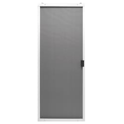 Precision 79 in. H X 30 in. W Breezeway White Steel Adjustable Sliding Screen Door