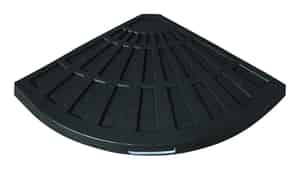 Bond  Black  Envirostone  Umbrella Base  25.98 in. L x 25.98 in. W x 1.65 in. H 