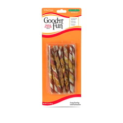 Good 'n' Fun All Size Dogs Adult Rawhide Twists Beef/Chicken/Pork 10 pk