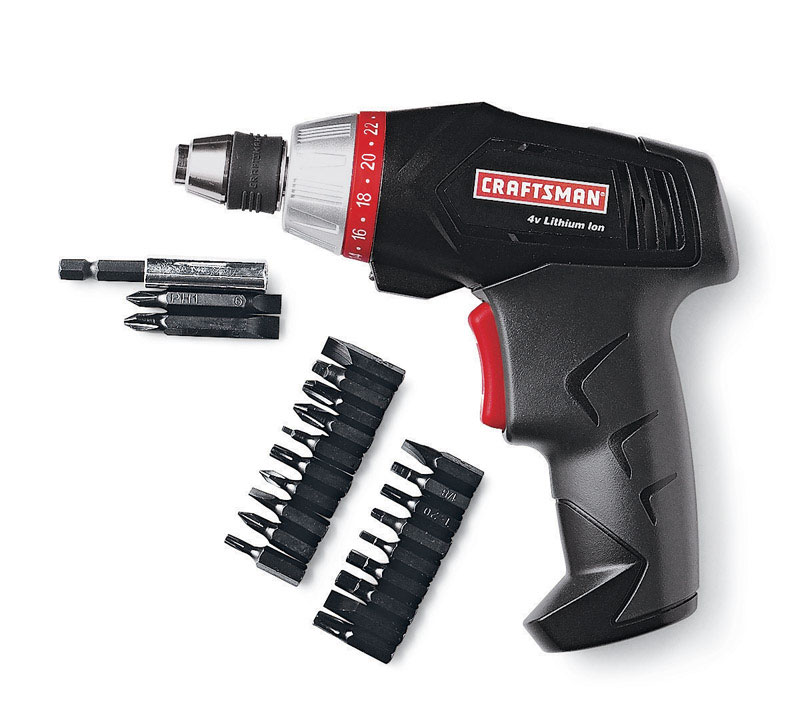 UPC 033287141012 product image for Craftsman Cordless Screwdriver With Case And Bit Set  (00911398) | upcitemdb.com