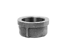 Anvil 1-1/4 in. FPT Black Malleable Iron Cap