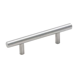 Amerock Bar Pull 3 in. Sterling Nickel Silver 1 pk