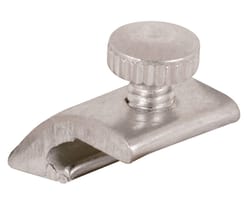 Prime-Line Mill Aluminum Storm Door Panel Clip For 1/2 inch 8 pk