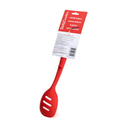 Betty Crocker Red Silicone Slotted spoon