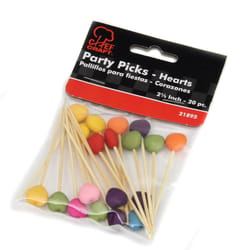 Chef Craft Assorted Wood Party Sticks