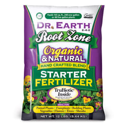 Dr. Earth Root Zone Yes All Purpose 2-4-2 Plant Fertilizer 12 lb
