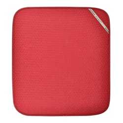 Envision Home 18 in. L X 16 in. W X 0.25 in. H Red Microfiber Drying Mat