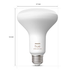 Philips HUE BR30 E26 (Medium) Smart-Enabled LED Bulb White 85 Watt Equivalence 1 pk