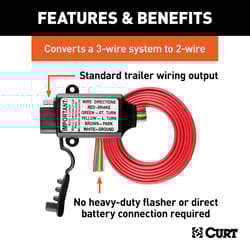 CURT 4 Flat Tail Light Converter