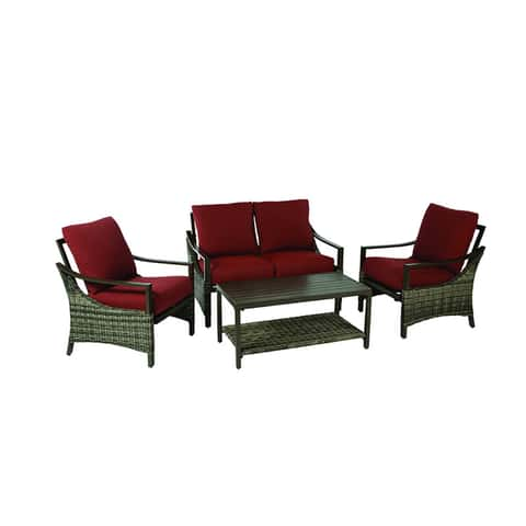 Valencia 4 piece wicker patio set new arrivals