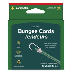 Coghlan's Green Bungee Cord 10 in. L 1 pk