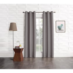 No918 Webster Gray Curtain 80 in. W