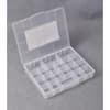 Ace 14-1/2 in. W x 2-11/16 in. H Storage Box Plastic 20 Compartments Clear