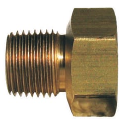 JMF Company 1/2 in. Flare 3/8 in. D Male Brass Inverted Flare Adapter