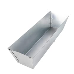 Warner Galvanized Steel Mud Pan 3.5 in. H X 4 in. W X 12 in. L