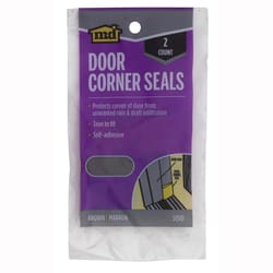 M-D Building Products Brown Foam/Vinyl Corner Weatherseals For Doors 2 in. L X 1.63 in.