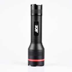 Ace 270 lm Black/Red LED Flashlight AAA Battery