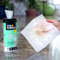 Tub O' Towels Fiber Weave Cleaning Wipes 7 in. W X 8 in. L 40 pk