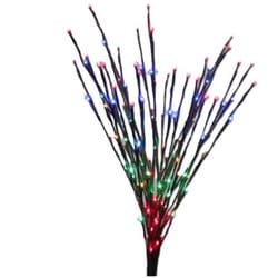 Celebrations Platinum LED RGBW Light Burst 30 in. Yard Decor