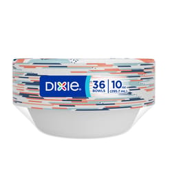 Dixie 10 oz Multicolored Paper FLOWERS BLOOM Bowl 9-1/4 in. D 36 pk